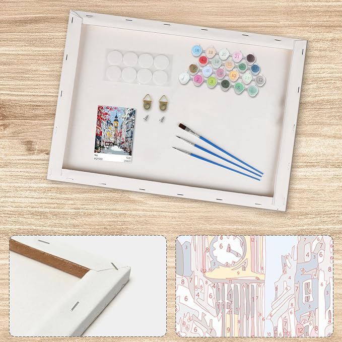 Lxmsja Big Ben Paint by Numbers Kit - Image 5