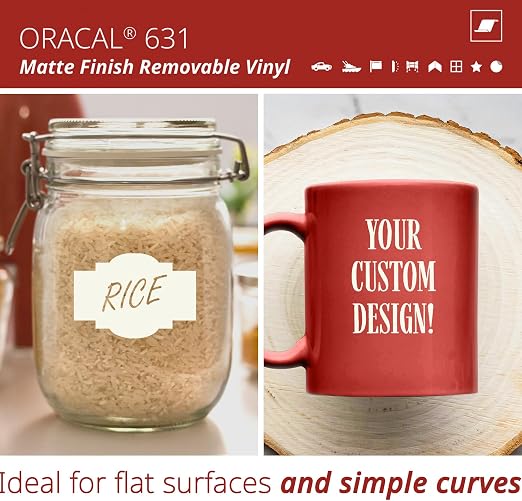 ORACAL 631 Matte Antique Lace Vinyl Durable Roll Easy to Weed Permanent - Image 2