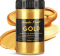 300ml Gold Metallic Acrylic Paint, Non Toxic Waterproof Gold Metallic Acrylic by Unknown