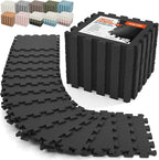 AIRHOP 18 PCS Gym Floor Mat, EVA Foam Puzzle Gym Mat, High-Density Interlocking by Airhop