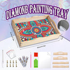 EWJRNSF Diamond Art Kits for Adults Wooden Serving Trays - Image 2