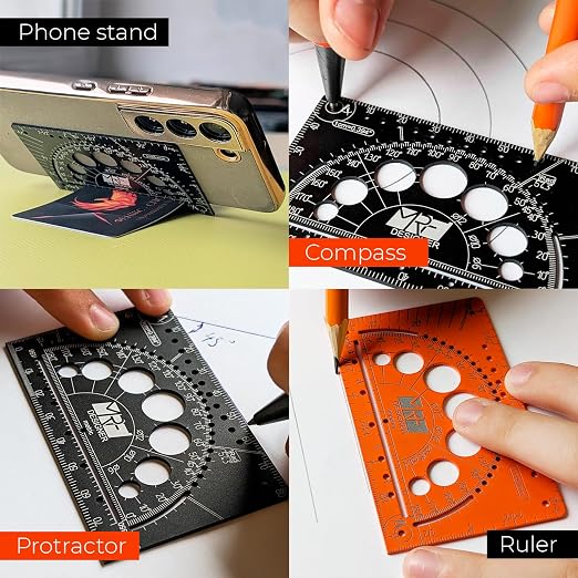 Designer – 15-in-1 Credit Card Multitool Ruler – Aluminium Wallet Multitool Card - Image 4