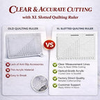 Upgrade 17-3/4 x 22" Slotted Quilting Ruler - Image 3