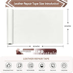 KING MOUNTAIN Leather Repair Patch, 16 x 60 Inches self Adhesive Leather Repair - Image 4