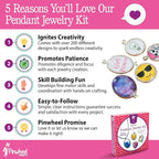 Pinwheel Crafts Pendant Jewelry Making Kit - Image 2