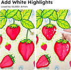 AKARUED White Marker Paint Pen: 8 Pack Acrylic Fine Tip White Paint Marker | - Image 2