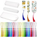 30Pcs Clear Acrylic Bookmark Blanks by GetALift