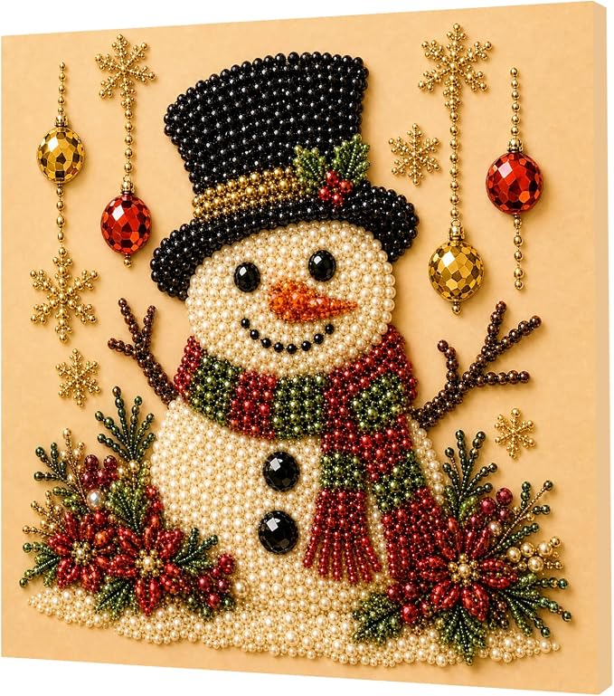 POETRYDRAW Christmas Decor Penguin Pearl Art Kit - Image 6