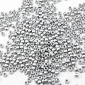 1000 Pcs Acrylic Silver Pony Beads 6x9mm Bulk by Gxueshan