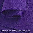 Jtnohx Color Felt, Soft Felt Sheets, 1.4mm Thick 8"x12" Handicraft Felt Fabrics - Image 6