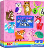 KRAFUN Woodland Animal Sewing Kit by FunCreativeArtsCraftKits