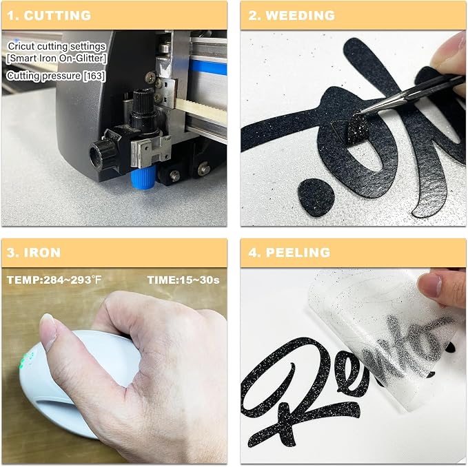 Glitter HTV Heat Transfer Vinyl Rolls - Image 5