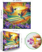 MINIWAN Hummingbird 500 Piece Puzzle - Image 2
