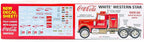 AMT White Western Star Semi Tractor 1:25 Scale Model Kit - Image 3
