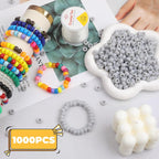 Plastic Pony Beads, for Bracelet, Hair Braiding, Friendship Bracelets, Jewelry - Image 3
