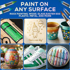 Metallic Acrylic Paint Markers, Fabric Paint, DIY Crafts - Image 5