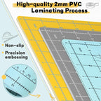 Premium Self Healing Cutting Mat 18'' x 12'', A3 Non-slip Sewing Mat - Image 4