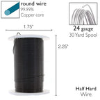 The Beadsmith Wire Elements 24-Gauge Lacquered Tarnish-Resistant Copper Wire - Image 4