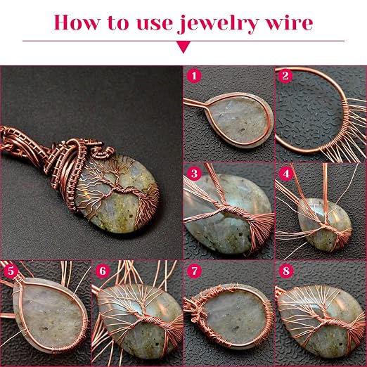 anezus 18 Gauge Jewelry Wire for Jewelry Making, Craft Wire Tarnish Resistant - Image 6