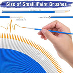 anezus 100Pcs Paint Brushes Bulk Small, - Image 3