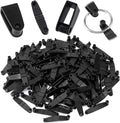 OIIKI 200Pcs Plastic Keychain Clips, Keys Rings, Jewelry Making Crafts by OIIKI