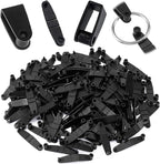 OIIKI 200Pcs Plastic Keychain Clips, Keys Rings, Jewelry Making Crafts by OIIKI