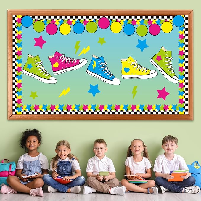 Qyeahkj 17.7in x 20ft Bulletin Board Paper Roll Bulletin Board Background Paper - Image 6