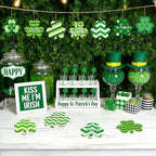 80PCS Wooden Shamrock Ornaments to Paint St. Patrick's Day Decorations - Image 4