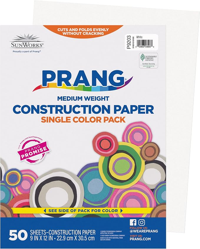 Prang Construction Paper, 50 Sheets by Prang