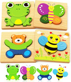 Bekayshad Wooden Puzzles Toddler Toys Gifts by Bekayshad