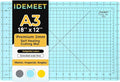Premium Idemeet Self Healing Cutting Mat 18'' x 12'', A3 Non-slip Sewing Mat by IDEMEET