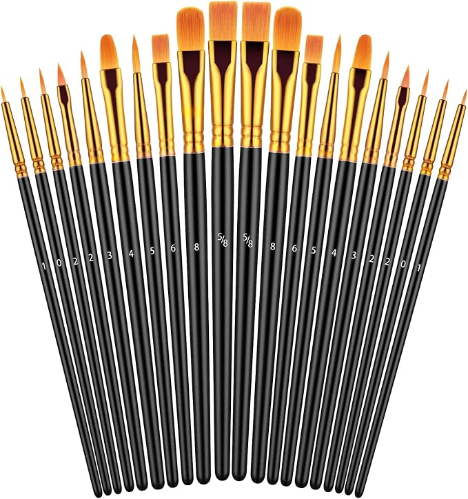 Paint Brushes Set, Oil Watercolor Acrylic Paint Brush, Artist Paintbrushes by TumblerHome