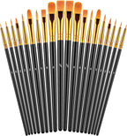 Paint Brushes Set, Oil Watercolor Acrylic Paint Brush, Artist Paintbrushes by TumblerHome