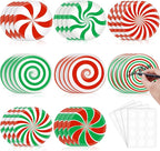 TaoBary 24 Pcs 7.09 Inch Christmas Candyland Peppermint Cutouts Candy Party by TaoBary