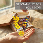Butterfly Mom Memorial Suncatcher Ornament, Butterfly Gifts - Image 5