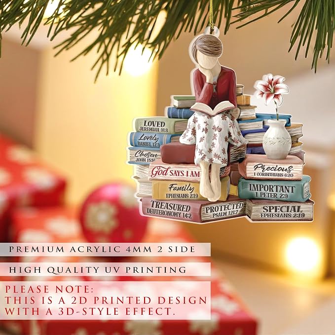 Christmas in July Decorations, God Says I Am Car Hanging Ornament - Image 6