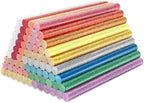 Colored Hot Glue Sticks Mini, 3.93 x 0.27 in Glitter Glue Stick, EVA Adhesive by ENPOINT