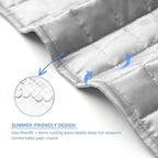 YnM Exclusive Cooling Weighted Blanket, Smallest Compartments - Image 5