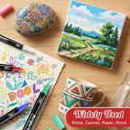 Thboxes 24 Colors Acrylic Paint Markers - Image 4