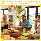 Pickmesh 400 Pcs Lemon Party Supplies Summer Fruit Disposable Plates Napkins - Image 4