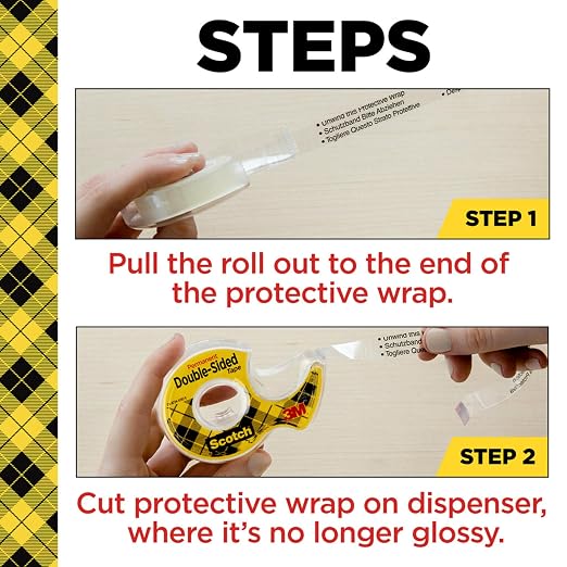 Scotch Double-Sided Tape, 1/2 in x 250 in - Image 4