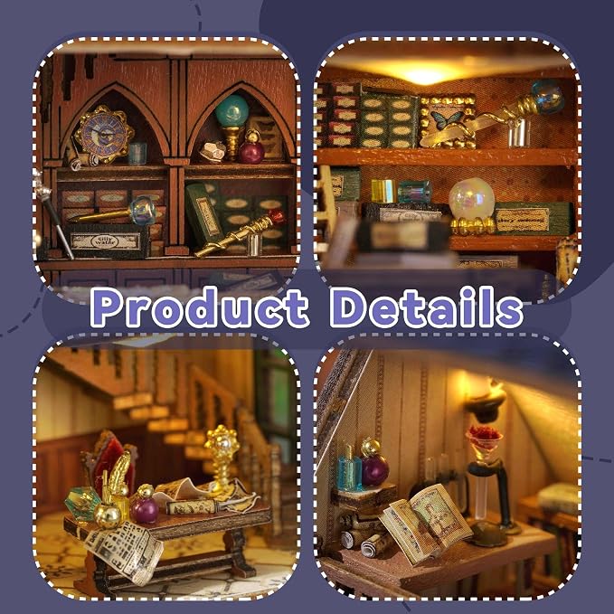 Flever Dollhouse Miniature DIY House Kit Creative Room - Image 7