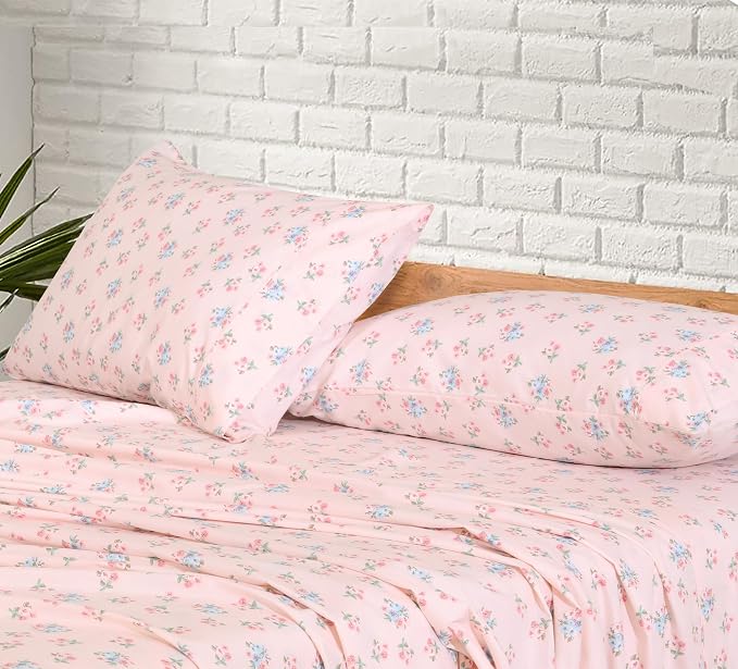 RUVANTI 100% Cotton Sheets – Split King Size Percale Bedding, Cooling & - Image 7