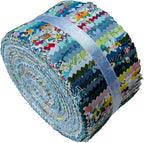 40 Strip Jelly Roll Fabric Strips - Image 2