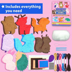 KRAFUN Woodland Animal Sewing Kit - Image 2