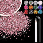 12000PCS 2mm Resin Rhinestones Bulk by BELLEBOOST