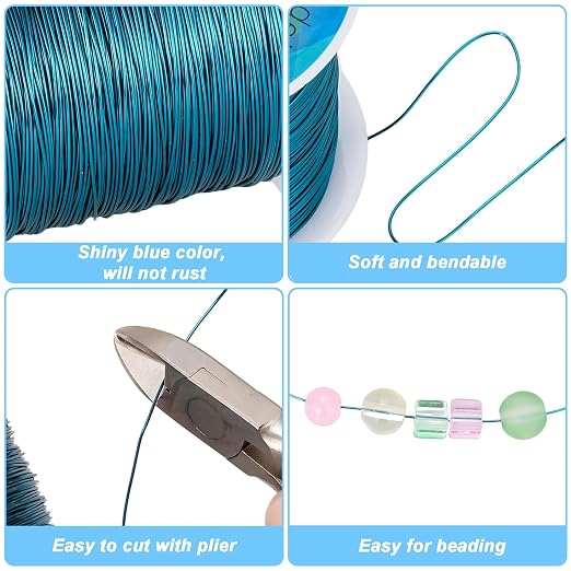 203 Feet Tarnish Resistant Copper Wires 24 Gauge/0.5mm Jewelry Craft Wires - Image 2