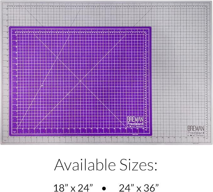 Breman Precision 18x24 Inch Self Healing Cutting Mat – 2-Sided 5-Ply PVC - Image 6