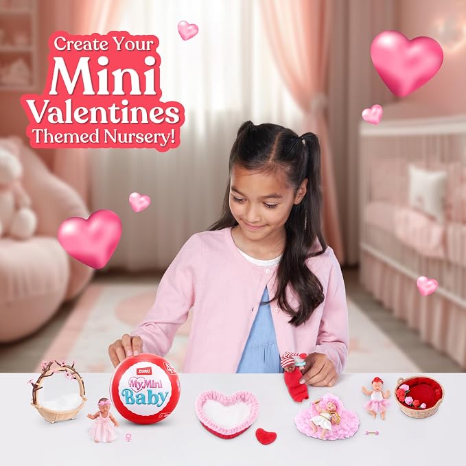 MY MINI Baby Sweet Hearts 2 Pack by ZURU – Collectible Mystery Capsule Baby Doll - Image 5