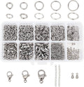 PH PandaHall 830pcs Jewelry Making Findings Stainless Steel by PHPandaHall